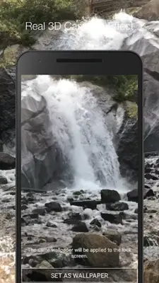 Waterfall Live Wallpaper android App screenshot 2